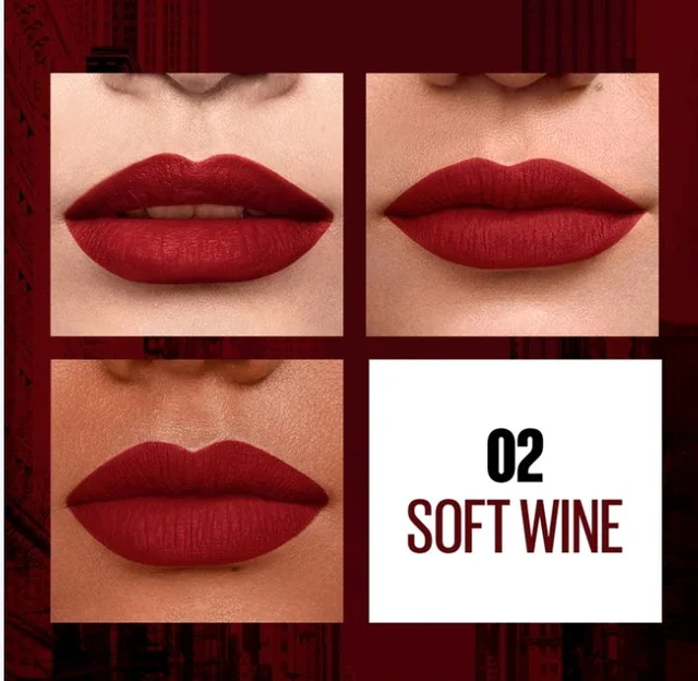 Maybelline New York Sensational Liquid Matte Lipstick (Soft Wine 02) - 7 ml