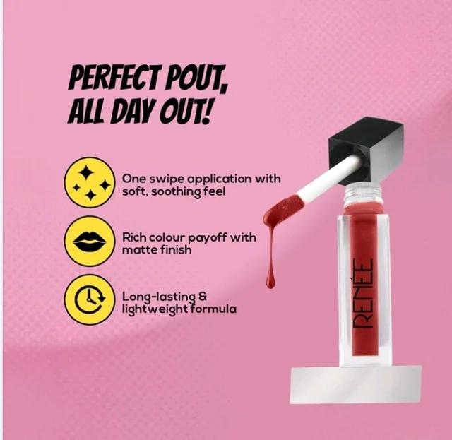 RENEE Quick Stay Lipstick (Red Hour) - 1 ml