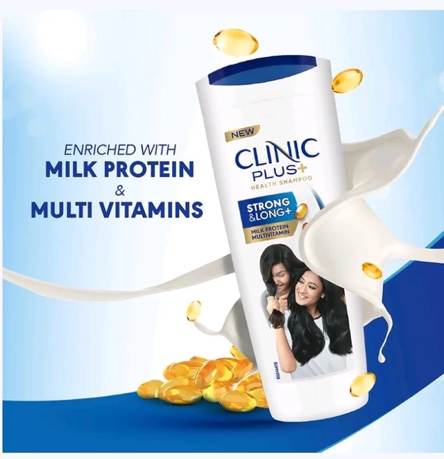 Clinic Plus Strong & Long Shampoo with Milk Proteins - 175 ml