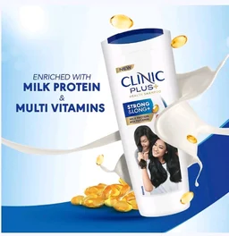 Clinic Plus Strong & Long Shampoo with Milk Proteins - 175 ml
