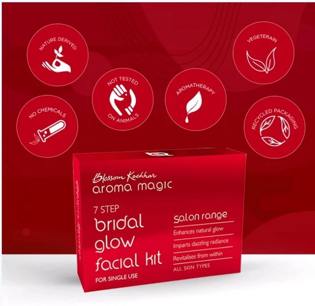 Aroma Magic Bridal Glow Facial Kit
Single use - 1 pack