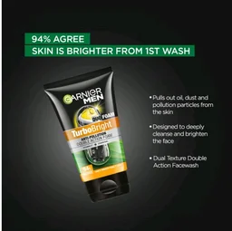 Garnier Men Turbo Bright Double Action - 100 g