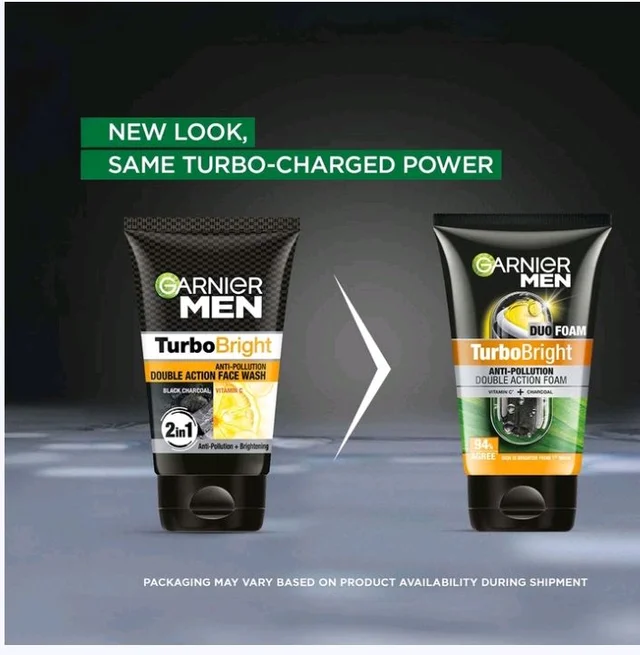 Garnier Men Turbo Bright Double Action - 100 g