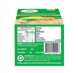 Organic India Tulsi Honey Lemon Green Tea Bags - 25 pcs