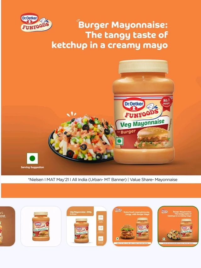 Dr. Oetker FunFoods Burger Mayonnaise - 25 g
