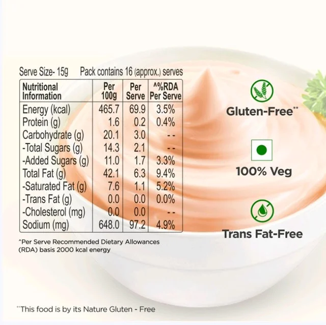 Dr. Oetker FunFoods Burger Mayonnaise - 25 g