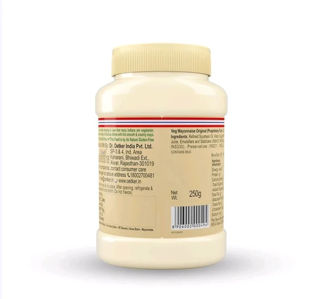 Dr. Oetker FunFoods Veg Mayonnaise Original - 250 g