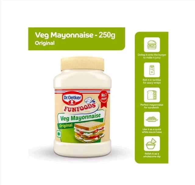 Dr. Oetker FunFoods Veg Mayonnaise Original - 250 g