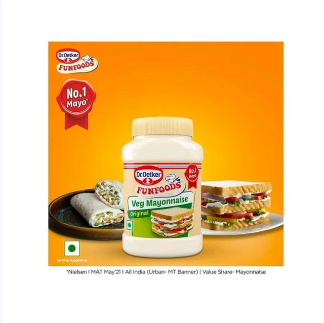 Dr. Oetker FunFoods Veg Mayonnaise Original - 250 g