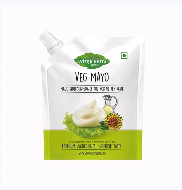 Wingreens Farms Premium Veg Mayonnaise - 180 g