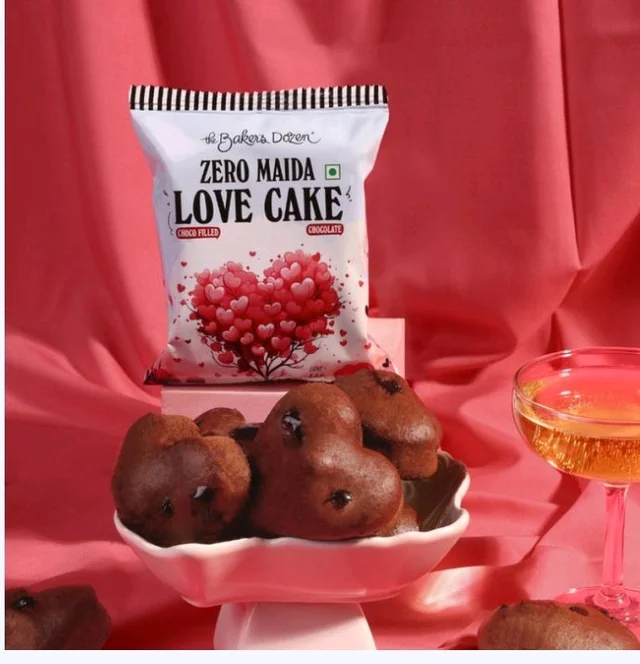 The Baker's Dozen Love Choco Fills Chocolate Muffin (Zero Maida) - 40 g