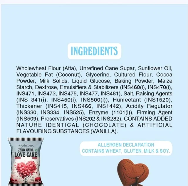 The Baker's Dozen Love Choco Fills Chocolate Muffin (Zero Maida) - 40 g