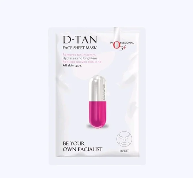 O3+ D-Tan Face Sheet Mask - 1 pc