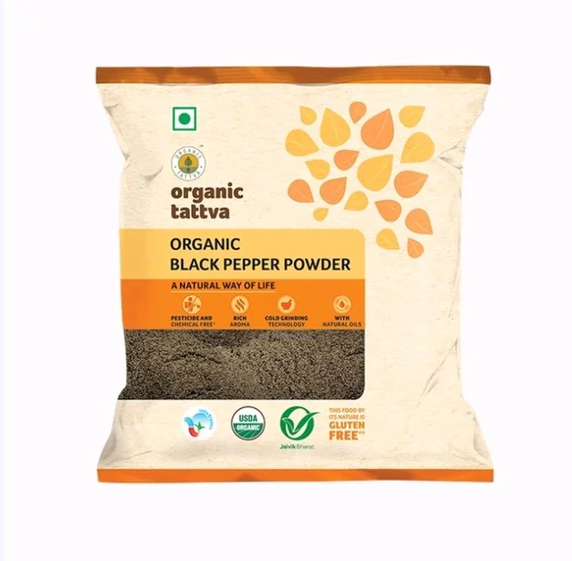 Organic Tattva Black Organic Pepper Powder - 100 g