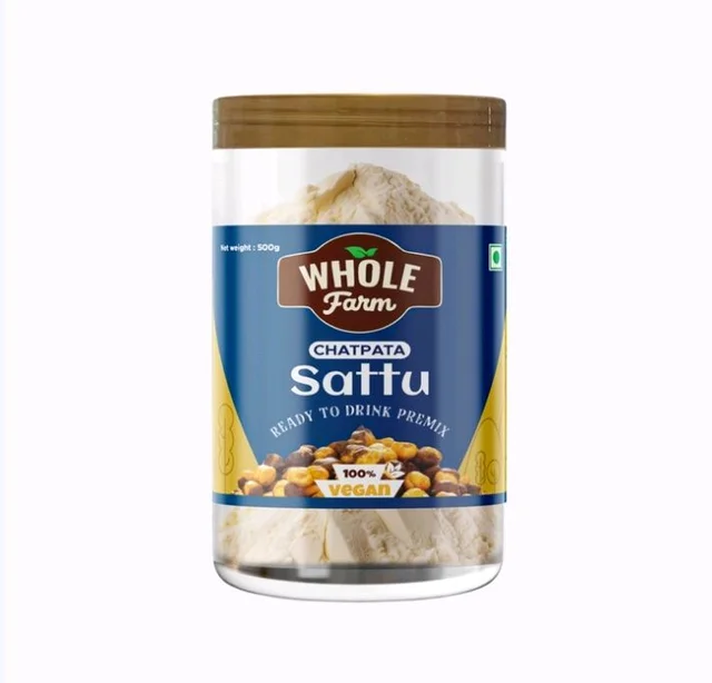 Whole Farm Premium Chatpata Flavoured Sattu - 500 g