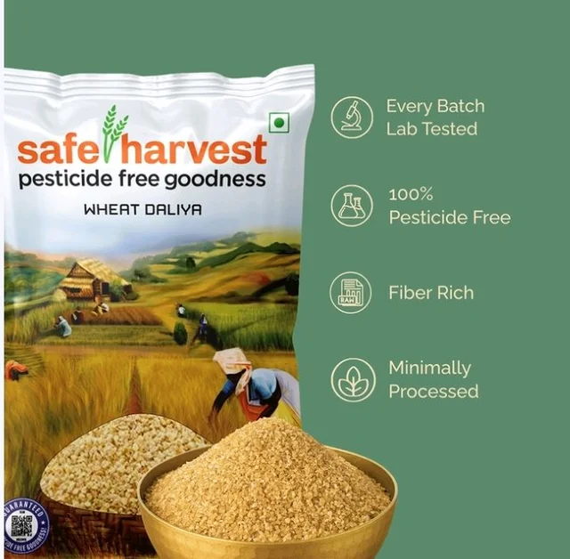 Safe Harvest Pesticide-Free Daliya - 500 g