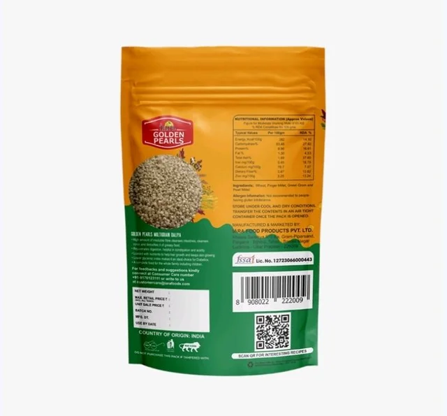 IARA Golden Pearls Multigrain Daliya Mix - 900 g
