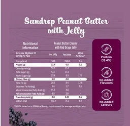 Sundrop Peanut Butter with Grape
Jelly - 340g