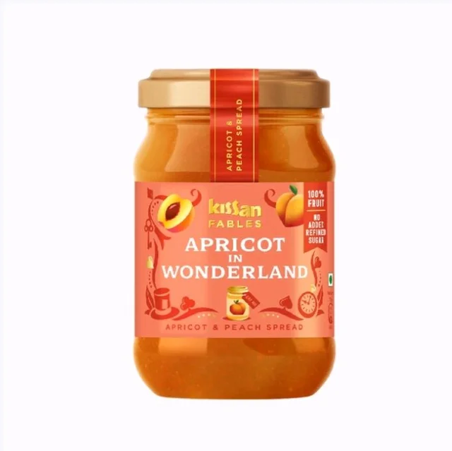 Kissan Apricot & Peach Jam Spread - 340 g