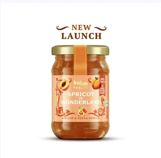 Kissan Apricot & Peach Jam Spread - 340 g