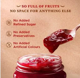 Kissan Strawberry & Raspberry Jam Spread - 20 g, 340 g