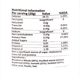 Vistevia Diabetic Friendly Blueberry Jam - 220 g