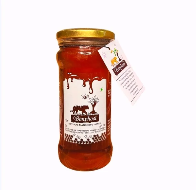 Bonphool Natural Mangrove Honey NMR Tested - 490 g