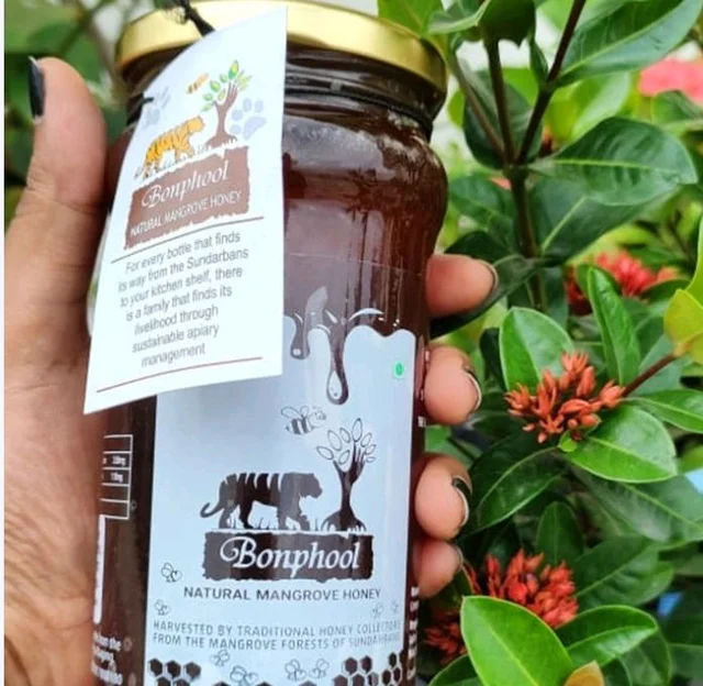 Bonphool Natural Mangrove Honey NMR Tested - 490 g