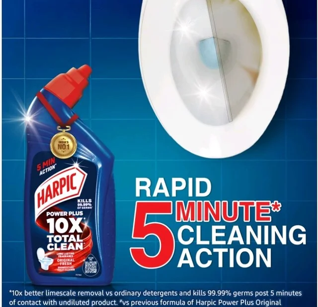 Harpic Disinfectant Liquid Toilet Cleaner - (Original) - 1 ltr