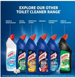 Harpic Disinfectant Liquid Toilet Cleaner (Sparkling Lemon) - 500 g