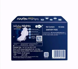 Stayfree Secure Nights Sanitary Pads - 18 pcs