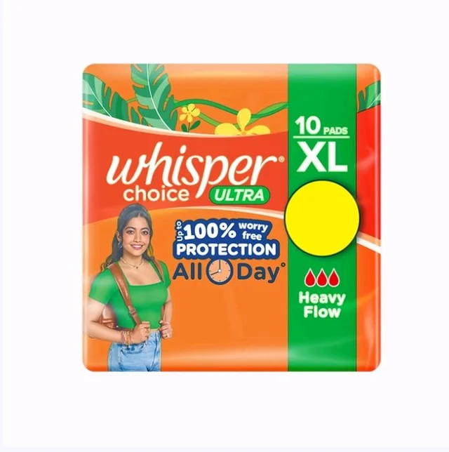 Whisper Choice Ultra Sanitary Pads
(10 pcs) - 10 pcs
