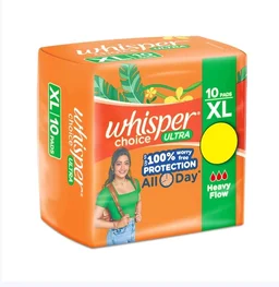 Whisper Choice Ultra Sanitary Pads
(10 pcs) - 10 pcs