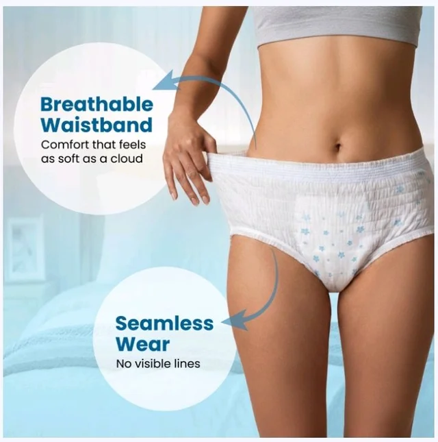 Niine Naturally Soft Disposable Period Panty (L-XL) - 2×5 pcs