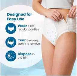 Niine Naturally Soft Disposable Period Panty (L-XL) - 2×5 pcs