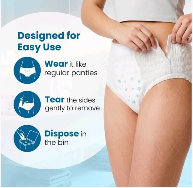Niine Naturally Soft Disposable Period Panty (L-XL) - 2×5 pcs