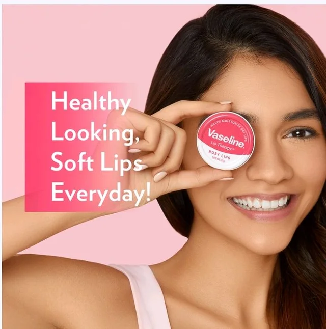 Vaseline Lip Therapy Rosy Lip Balm (Rose)