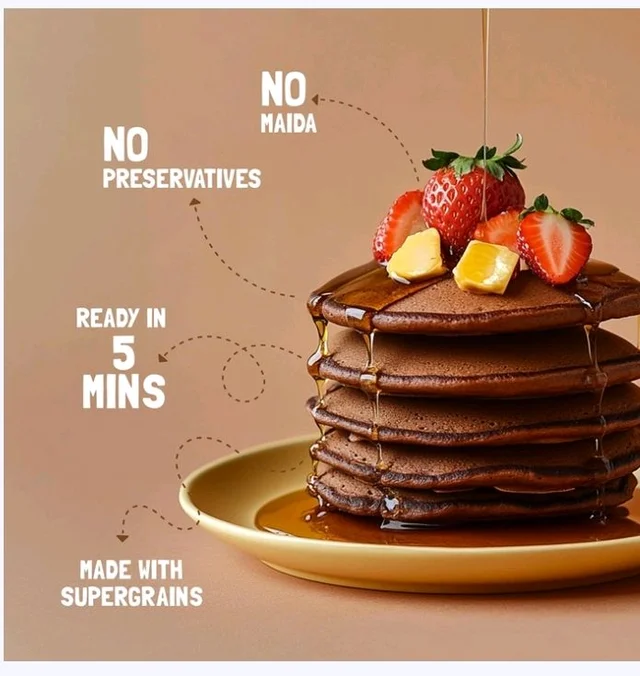 Slurrp Farm Chocolate Pancake Mix - 150 g