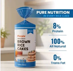 Pintola Organic Wholegrain Brown Rice Cake (Lightly Salted) - 130 g