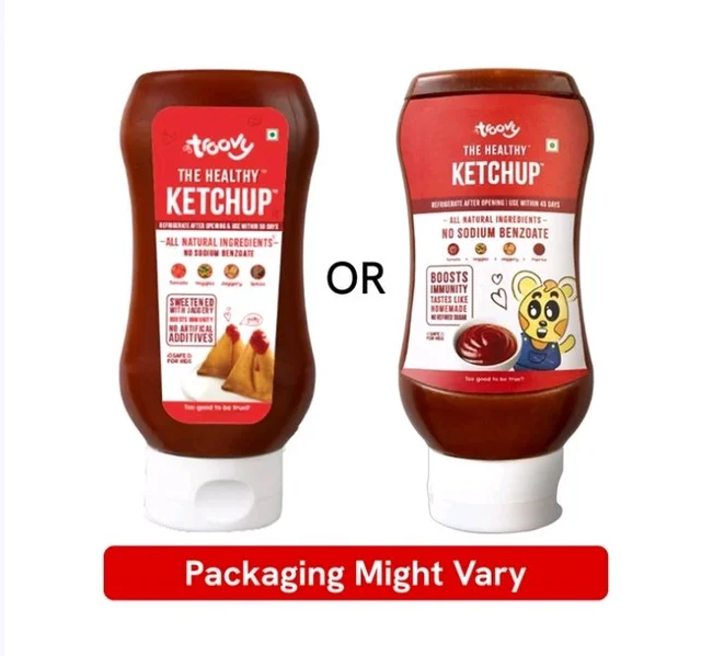 Troovy Healthy Tomato Ketchup -No Chemicals - 340 g