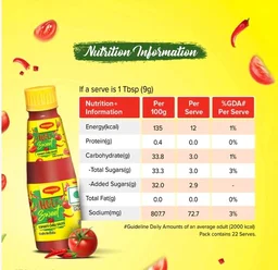 Maggi Hot & Sweet Tomato Chilli Ketchup - 200 g