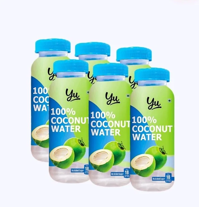 Yu 100% Natural Coconut Water - 6×200 ml