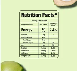 Yu 100% Natural Coconut Water - 6×200 ml