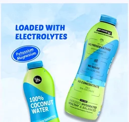 Yu 100% Natural Coconut Water -No Preservative - 1 ltr