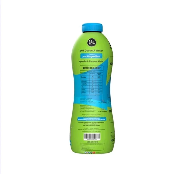 Yu 100% Natural Coconut Water -No Preservative - 1 ltr