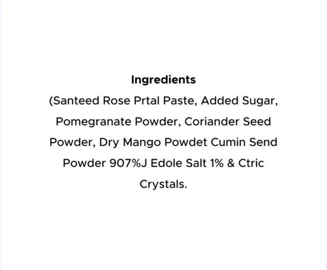 Chandan Anardana Punch
Anardana Goli - 170 g