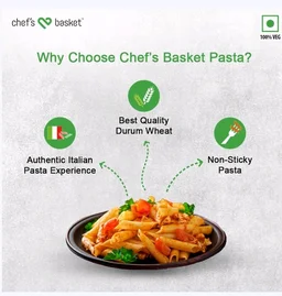 Chef's Basket Durum Wheat Semolina Penne Pasta - 534 g