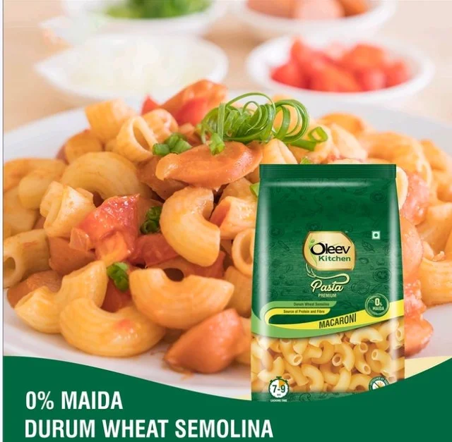 Oleev Kitchen No Maida Durum Wheat Macaroni - 400 g