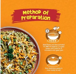 Yippee Tricolor Masala Instant Pasta - 2×74.7 g