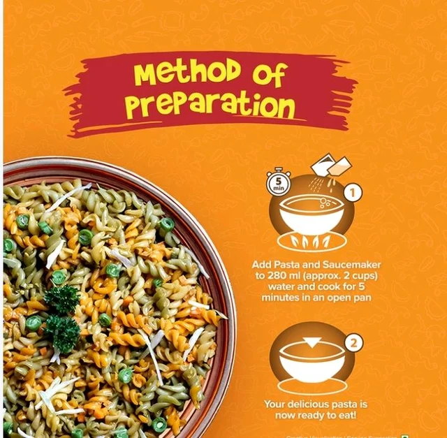 Yippee Tricolor Masala Instant Pasta - 2×74.7 g